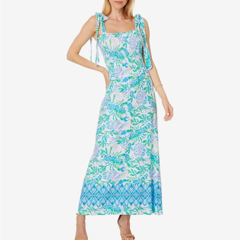 HP🩵NWT Kailua Smocked Maxi Dress